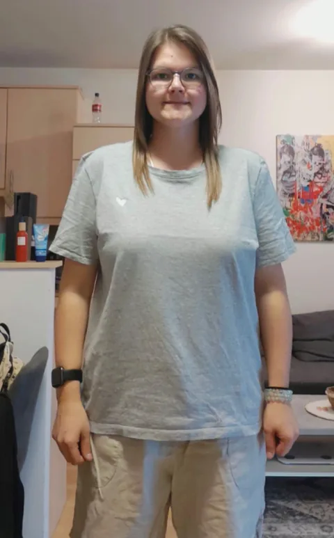Nachher: Klientin nach 6 Monate Coaching