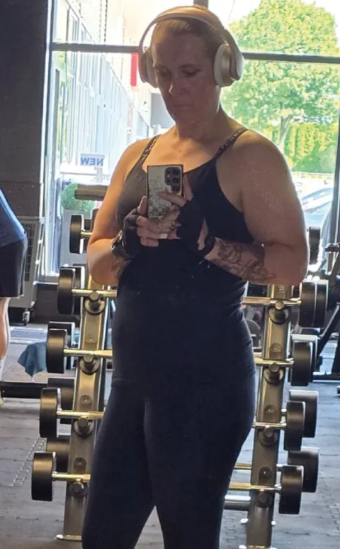 Nachher: Klientin nach 6 Monate Coaching
